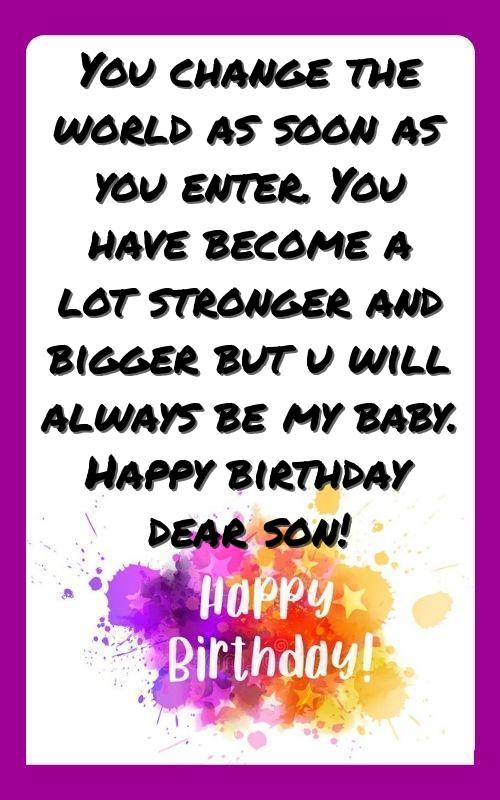 birthday wishes to my sister son